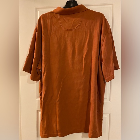 Van Heusen XXL burnt orange polo shirt - Picture 2 of 4